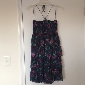 American Eagle Floral Halter Dress